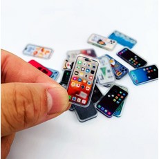 스마트폰 핸드폰 미니어처 미니폰 장식품 진열 가짜모형 랜덤