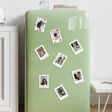 귀여운 인스탁스 미니필름 자석 액자 냉장고 10P 색상 랜덤, 1개, 10종색상랜덤