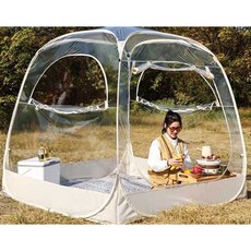투명돔텐트 돔 비닐텐트 원터치 정원 버블 옥상 하우스 상품, 상세페이지 참고, 3x3x2m (6면)