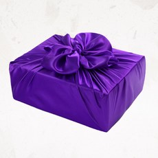 [글라라세상] 선물포장용 공단보자기 소(72x72cm), 보라색, 1장