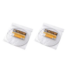 오노에 제작소(ONOE) 2매 세트 쿠킹넷 원형 250 ON-241 직경 약 25cm 바비큐 BBQ 건조망 그릴망 크롬 도금 철 그릴망 캠핑 생선 구이 금망(철망) 숯불