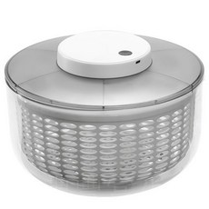 電動沙拉脫水器 6L 蔬菜脫水器 瀝水籃 蔬果洗菜瀝水盆, 1個, 灰色6L