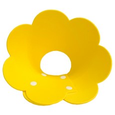 【大尾巴】造型頭套 EVA防舔咬 伊莉莎白圈, 1個, 太陽花EVA防舔咬頭套-黃S