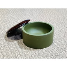 正大筆莊《7.5cm 2.5寸 宋坑單打端硯》硯台 肇慶, 1個, <綠端>無錦盒裝
