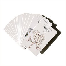 무드비룸 잉크젯프린터용 PVC 백카드, 50매입