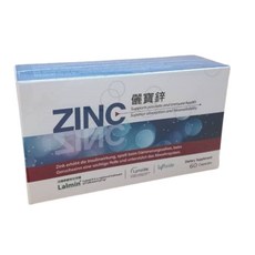 儷寶鋅 ZINC 鏡感樂活 60粒/盒, 1個