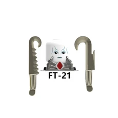 KT1079 액션 피규어 빌딩 블록 세트 - 어린이를 위한 미니 장식 모델 장난감 생일 선물 RZL007 AF348-AF351, 21 FT21