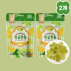 [1+1] 마이제주젤리 청귤통통 젤리 과즙팡팡 아이들간식, 80g, 1세트