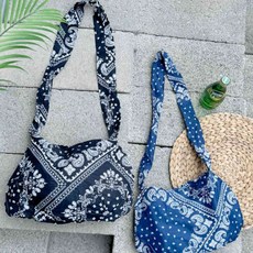 반다나 에코백 블랙에코백