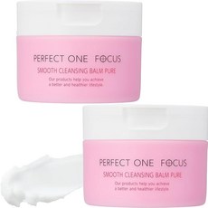 퍼펙트 원 포커스 PERFECT ONE FOCUS 스무스 클렌징 밤 75g (스무스 클렌징 밤 퓨어(2개 세트)), 1g, 1개