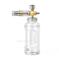 고압 가정용 청소 기계 세차 건 세차 선풍기 스프레이건 Karcher Bosch Lovar M22 용 5 색 깍지, 07 1pc Foam kettle