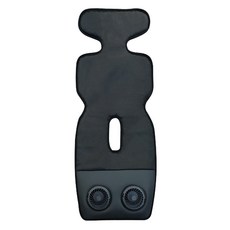 兒童涼墊 三檔風速 USB供電 適用推車安全座椅, 推車涼風扇坐墊/黑色, 1個