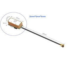 Beidou 듀얼 주파수 세라믹 안테나 액티브 GPS 2 차 증폭 22-26DBI 고이득 리시버 10 개, 01 10PCS 16x6x6mm