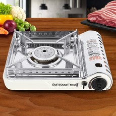 휴대용 가스버너 ST-15000 캠핑용 야외 바람막이 렌지, 1개