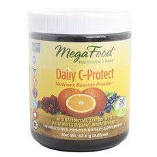 MegaFood 無糖維生素C補充粉, 63.9g, 1罐