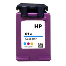 HP NO.61XXL 黑色墨水匣, 61XL 彩色, 1個