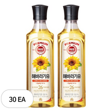 해표 해바라기유, 500ml, 30개