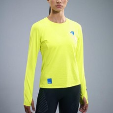 Nedao CRIMPSHIELD HOODED LS 네다오 후드, 스피드옐로우 여성용, S