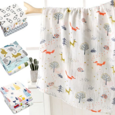 아기 블랭킷 사계절 신생아 다용도 유아 블랭킷 이불 목욕타월 유모차 겉싸개 속싸개 타월 수유 덮개