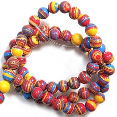 all 줄원석 6mm 일반 한줄 원석선택, 공작석 레드