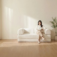 3인 압축 소파 다용도 소파 베드 거실 소파 매트리스 소파, 화이트