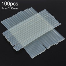 5-100pcs 투명 핫멜트 접착제 스틱 7mm / 11mm 강력한 Visco 홈 DIY 도구 전기 접착제 총 공예 앨범 수리, 24) 7mmx300mm - 30 PCS