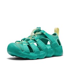 KEEN 킨 하이퍼포트 H2 키즈 샌들 스카이웨이/페이드 데님 13 Little Kid 258914 7903908086, 밝은 아쿠아/왁스 옐로우