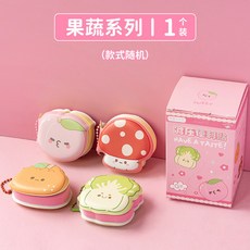 tensoo 減壓便利貼 卡通造型創意記事貼, 1個, 蔬果系列