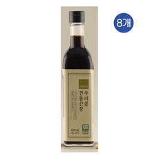 올가 우리콩 전통간장, 420ml, 8개