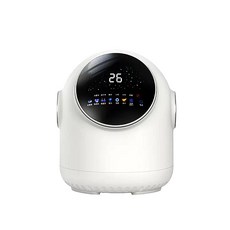 內衣極淨洗衣機，洗脫烘一體，高溫殺菌除蟎，AI智能換風，靜音節能, 白色, GQ-26T/洗脫烘一體+紫外線殺菌