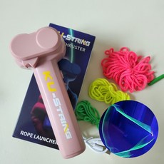 무중력 광선검 짚스트링 로프검 SNS핫아이템 광선검 실3개포함, 무중력 광선검 짚스트링(핑크)