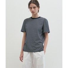 매장정품 DRAW FIT 드로우핏 DRAWFIT WOMEN 스트라이프 퍼프 반팔 티셔츠 [NAVY] DFWMTS5202NV 785225