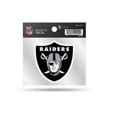 Rico Industries NFL 뉴올리언스 세인츠 10.2cm x 10.2cm 스몰 스타일 데칼 팀 색상, Oakland Raiders
