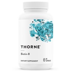 Thorne 生物素-8素食膠囊, 60顆, 1罐