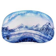 스키 스노우보드 고글 커버 슬리브 - 여행 보관 및 Apres를 위한 렌즈 긁힘 먼지 보호 (첫 번째 의자), 노르딕