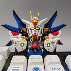 ROG 스트라이크 프리덤 키캡 피규어 조니 커스텀 메카 감성 튜닝 액세서리 전시용 소품, ROG 풀세트