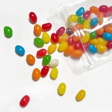 젤리빈 50g 데코 장식 소분 베이킹데코 간식 토핑 쿠키 케이크 발렌타인 화이트데이 하나베이킹푸드, 1개
