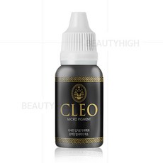 클레오 색소 (머신수지 겸용) 물병형 반영구재료, (헤어라인 블랙), 1개