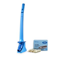미스터펑 변기용 뚫어뻥 + 탄산실린더 10p, 블루