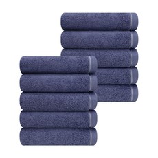 송월타월 컬러풀 30수 코마사 170g 호텔수건, 남색, 10개