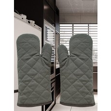 오븐장갑 장갑 베이킹 내열 고온 요리 화상방지 글러브, 1개, 35cm 코튼 캔버스 내열 300