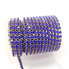 칼라줄란4mm 1마(90cm) 10m, 1개, 샤파이어 백금도금