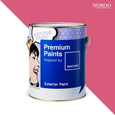 노루페인트 팬톤페인트 외부용 익스테리어, 1개, 무광 18-2120 Honeysuckle, 4L