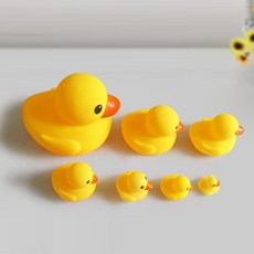 유아 물놀이 오리인형 목욕놀이 5cm 1p, 단품, 1개
