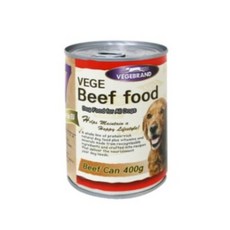 베게 소고기 캔 400g X5개 강아지 습식 간식 통조림, 소고기맛, 5개