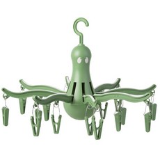 이케아 프레사 건조대 집게 16P 문어 터쿼이즈 지름40cm, 단품, 1개
