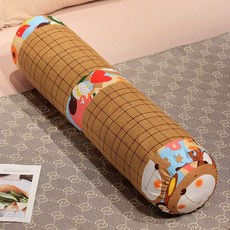 죽부인 냉감 긴 여름 시원한 쿨링 대형베개, 라탄 매트 동물 여름에더적합