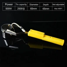 최신 고전력 220V 용융 주석로 휴대용 BGA 용해로 가정용 와이어 도금 수리 300W-500w, 05 500W A