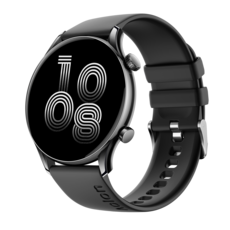 Aolon GTR3 스마트워치 1.43인치 아몰레드 고화질 블랙 블루투스, 4.77cm, 검정색