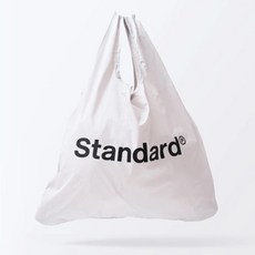 스탠다드 프로덕트 에코백 일본 standard products 장바구니 포켓형 에코백 접이식 카라비너형 쇼핑백, 1개, 라이트그레이